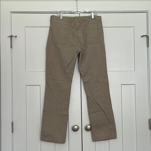 Chaps Tan Chinos Straight-Leg Classic